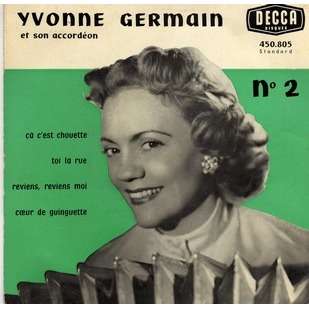 YVONNE GERMAIN . ( RENE L. LAFFORGUE ) CA C&#39;EST CHOUETTE - TOI - 114105020