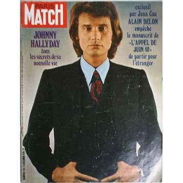 Johnny Hallyday Paris Match n 1129
