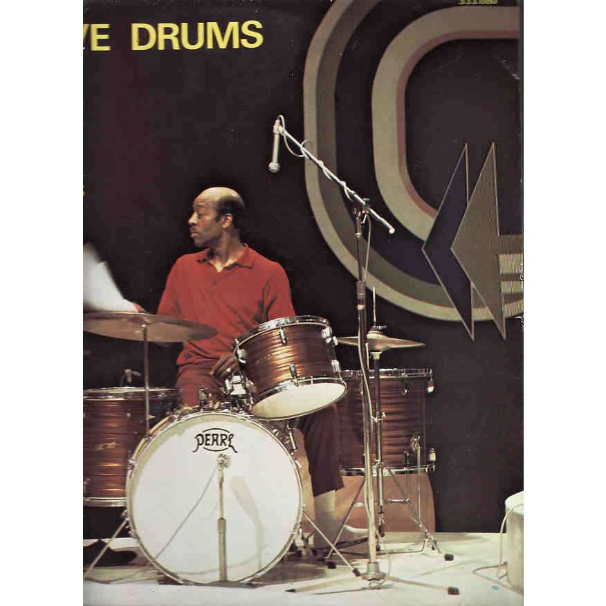 EXPLOSIVE DRUMS by JO JONES/COZY COLE/PANAMA FRANCIS.., LP with oliveblues