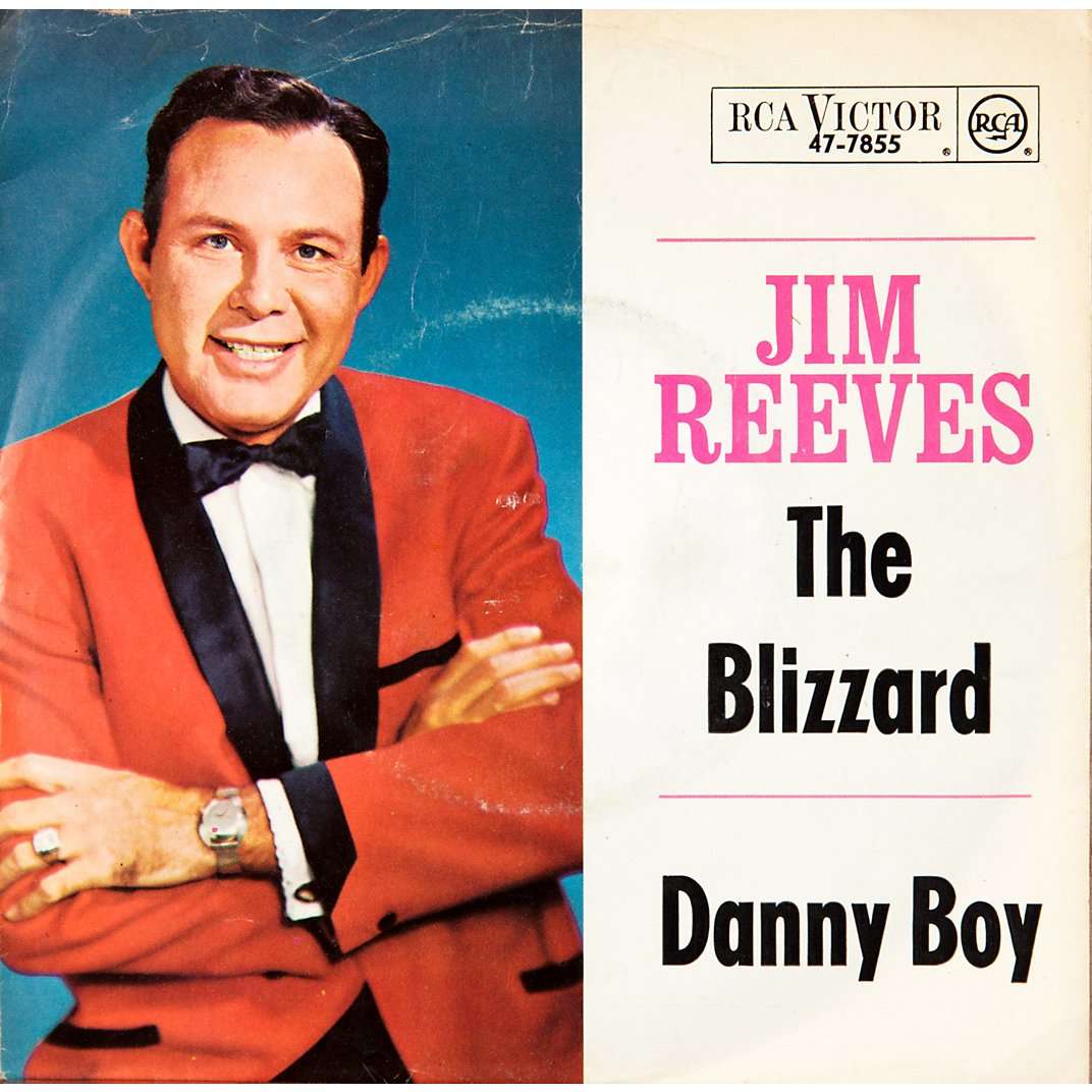 The blizzard / danny boy germany by Jim Reeves, SP with rabbitrecords