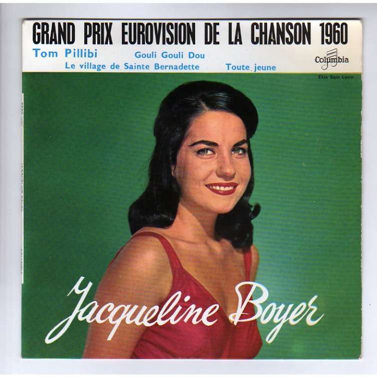 TOM PILLIBI + 3 EUROVISION 1960 de BOYER JACQUELINE, EP chez rock.disc