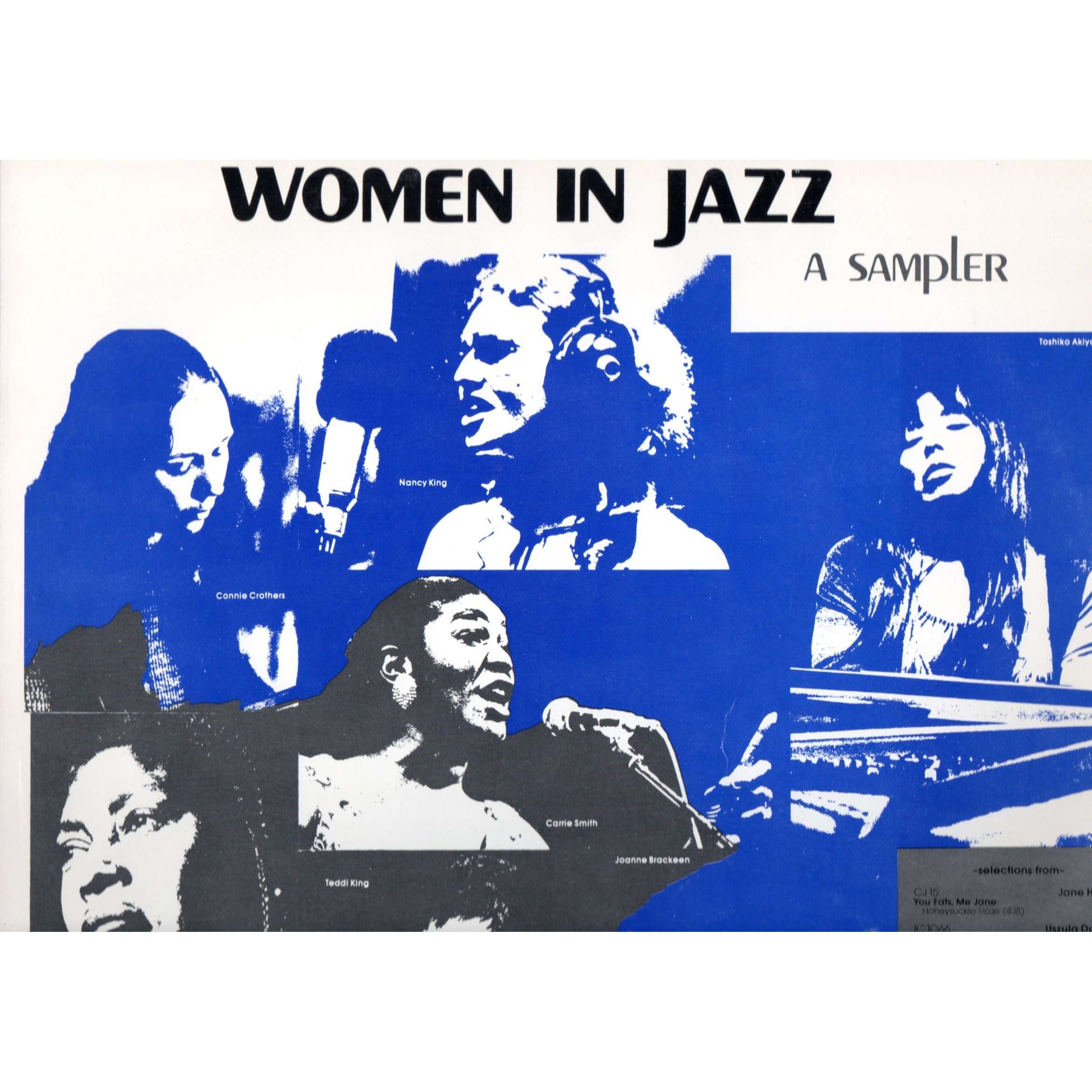 Women in jazz a sampler by Various Artists, LP with swingsong Ref