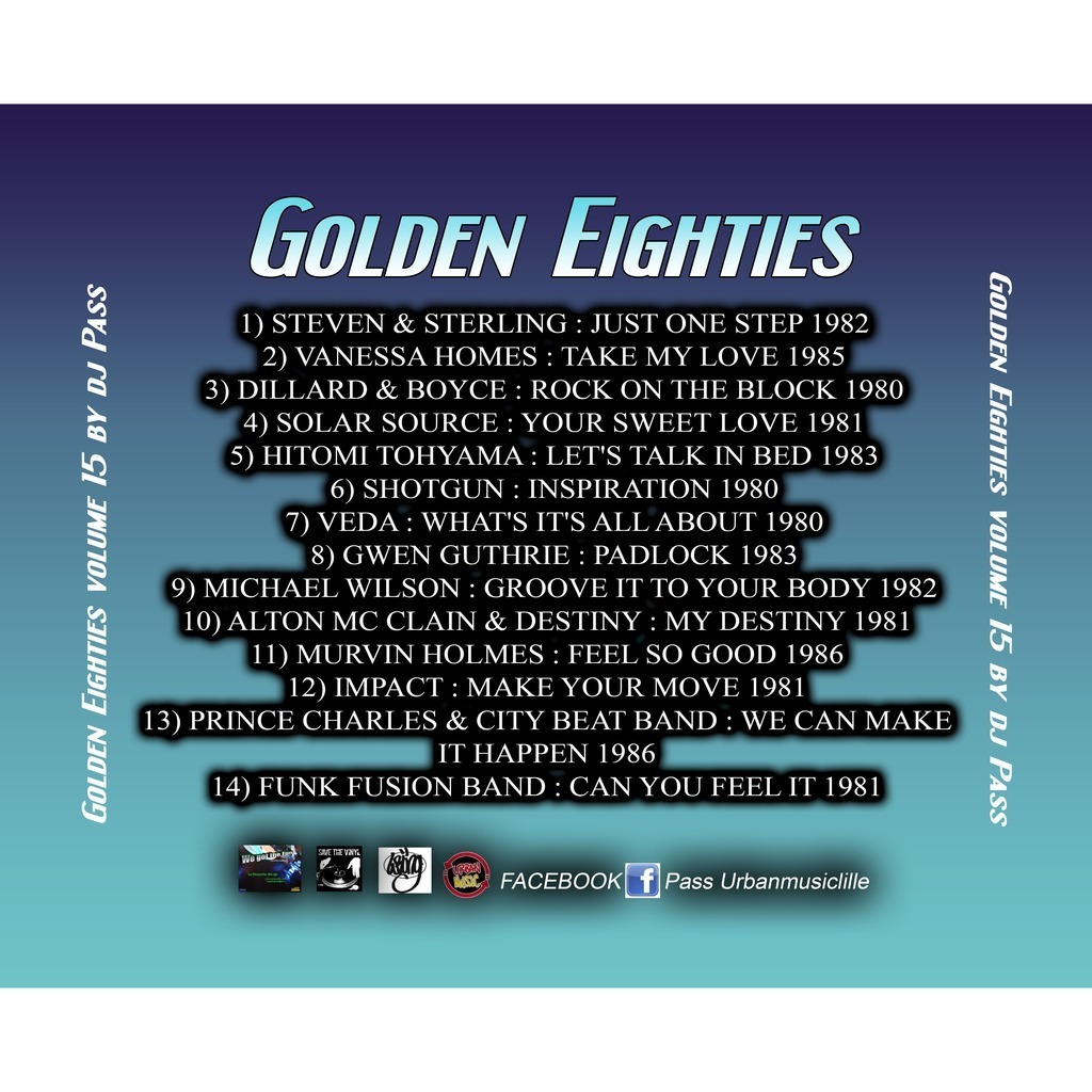 volume 15 de GOLDEN EIGHTIES, CD chez urbanmusiclille