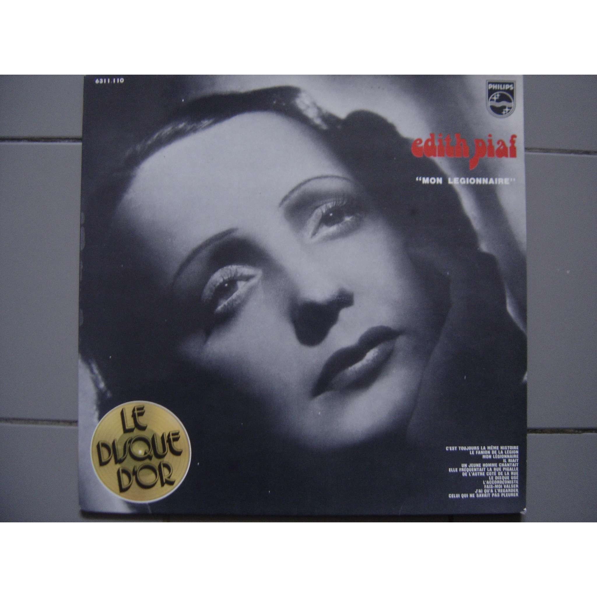 EDITH PIAF mon légionnaire, LP for