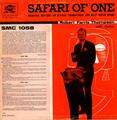 ROBERT FARRIS THOMPSON - safari of one