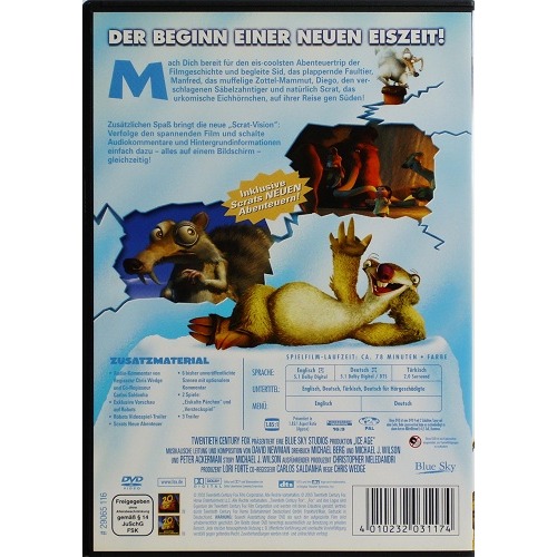 Ice Age Original Kinofassung By Animation Dvd With Allaboutvinylplus Ref 2946996998