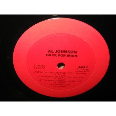 Back for more by Al Johnson, LP with blackfunksoul - Ref:2300274738