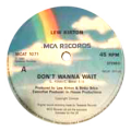 LEW KIRTON - don't wanna wait / stuck in the middle