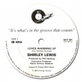 SHIRLEY LEWIS - loves warming up