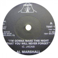 AL MARSHALL - i'm gonna make this night that you will never forget