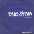 PIERRE HEGIEL - mais la stereophonie qu'est ce que c'est