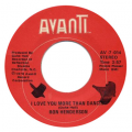 RON HENDERSON AND CHOICE OF COLOUR - i love you more than dancing / she pleases me