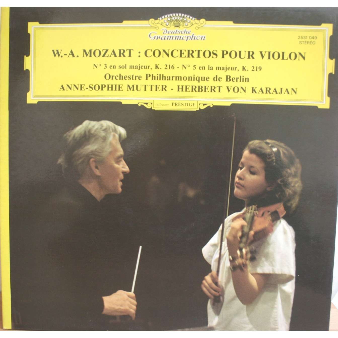 Mozart by AnneSophie Mutter Karajan, LP with chapoultepek69 Ref