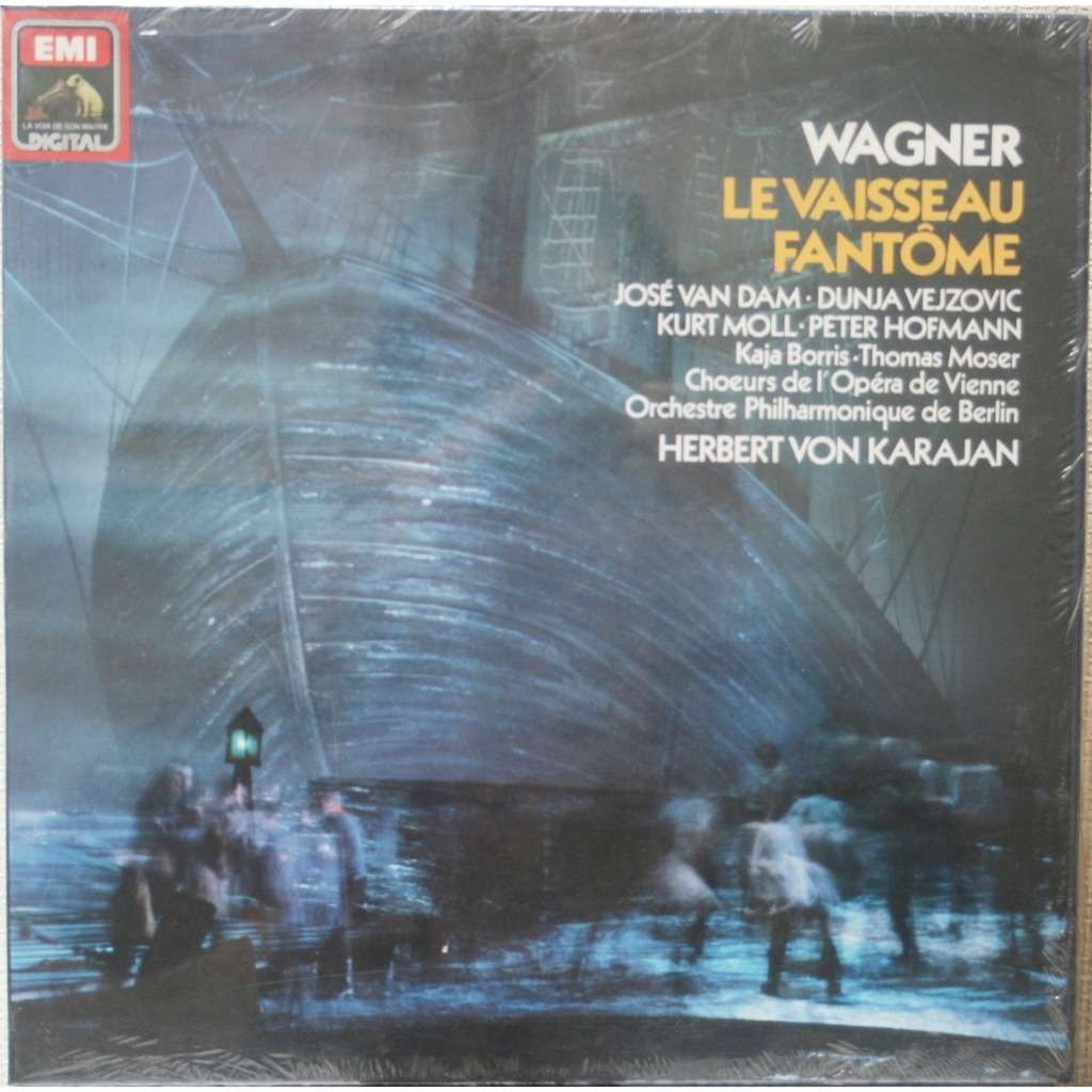 Wagner le vaisseau fantome by Herbert Von Karajan, LP x 3 with