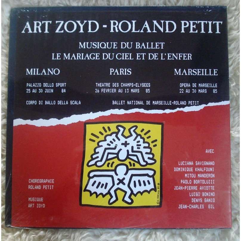 ART ZOYD - Roland Petit LE MARIAGE DU CIEL ET DE L'ENFER ( Original Press ) - Keith harring Cover rt