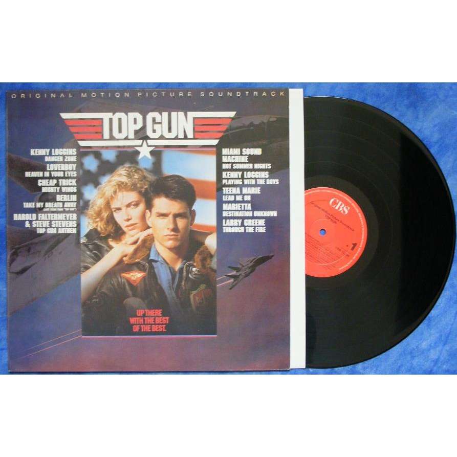 top gun, original soundtrack by SOUNDTRACK, LP with grey91