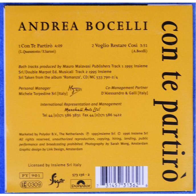 Con te partirò перевод на русский