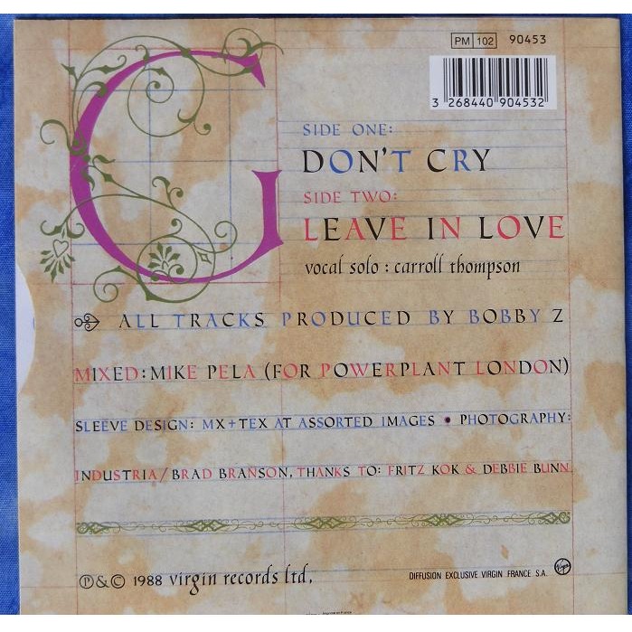 Don't cry (edit) / leave in love by Boy SP with grey91 Ref