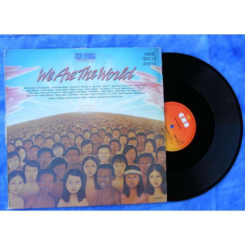 We are the world by Usa For Africa, 12inch with grey91 Ref114761968
