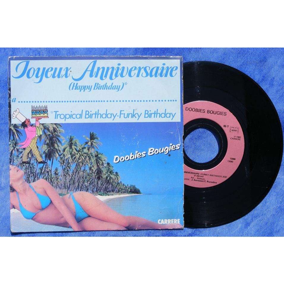 Joyeux Anniversaire Happy Birthday Tropical Birthday Funky Birthday De Doobies Bougies Sp Chez Grey91 Ref