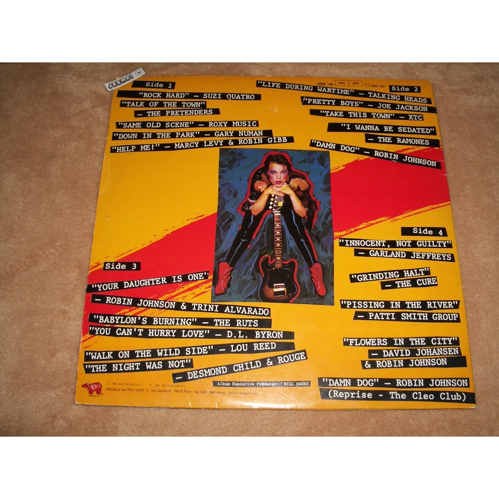 The original motion picture soundtrack times square by Pretenders