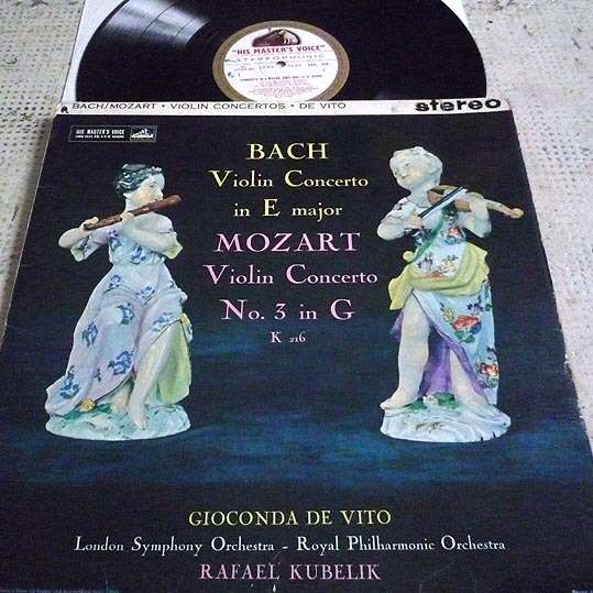 Bach + mozart by Gioconda De Vito, LP with jobar - Ref:2300089562