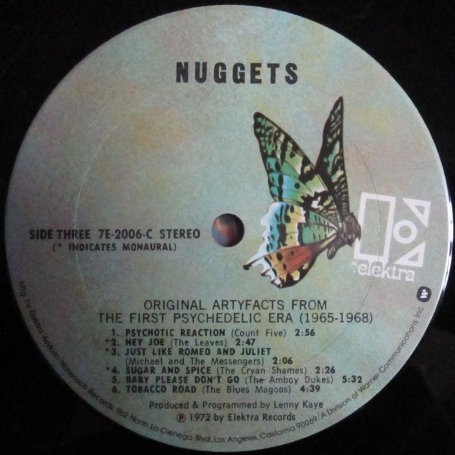 Nuggets Original Artyfacts From The First Psychedelic Era