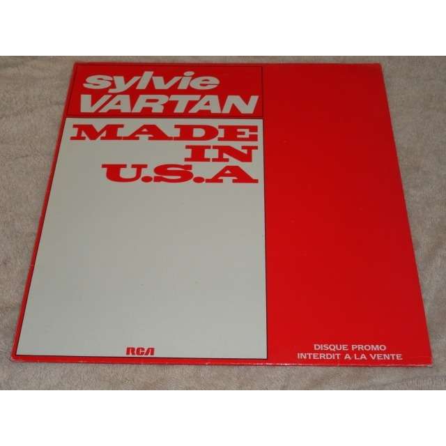 Made in usa /double exposure (promo) de Sylvie Vartan, Maxi 45T chez