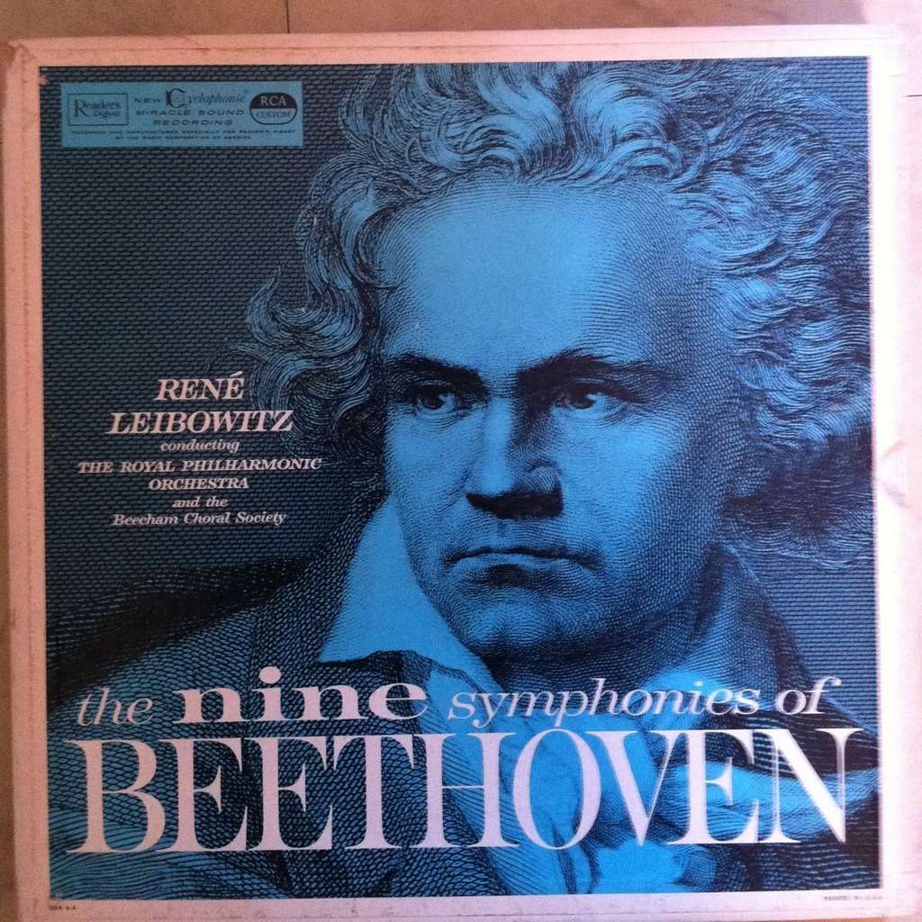 The Nine Symphonies Of Beethoven By Leibowitz Rene, LP X 7 With Metro ...