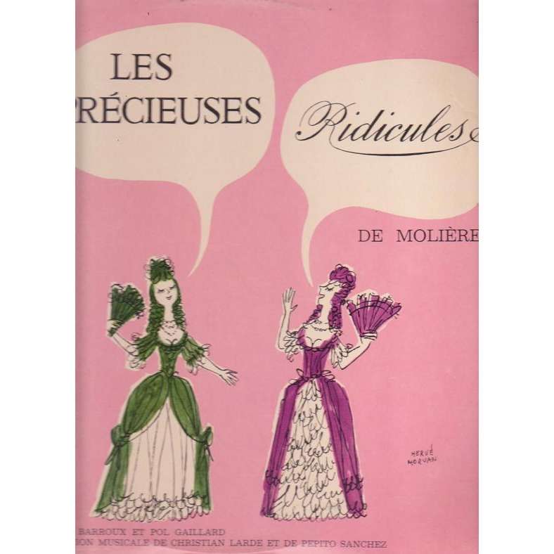 Les precieuses ridicules.france de Moliere, 33T chez musicolor Ref