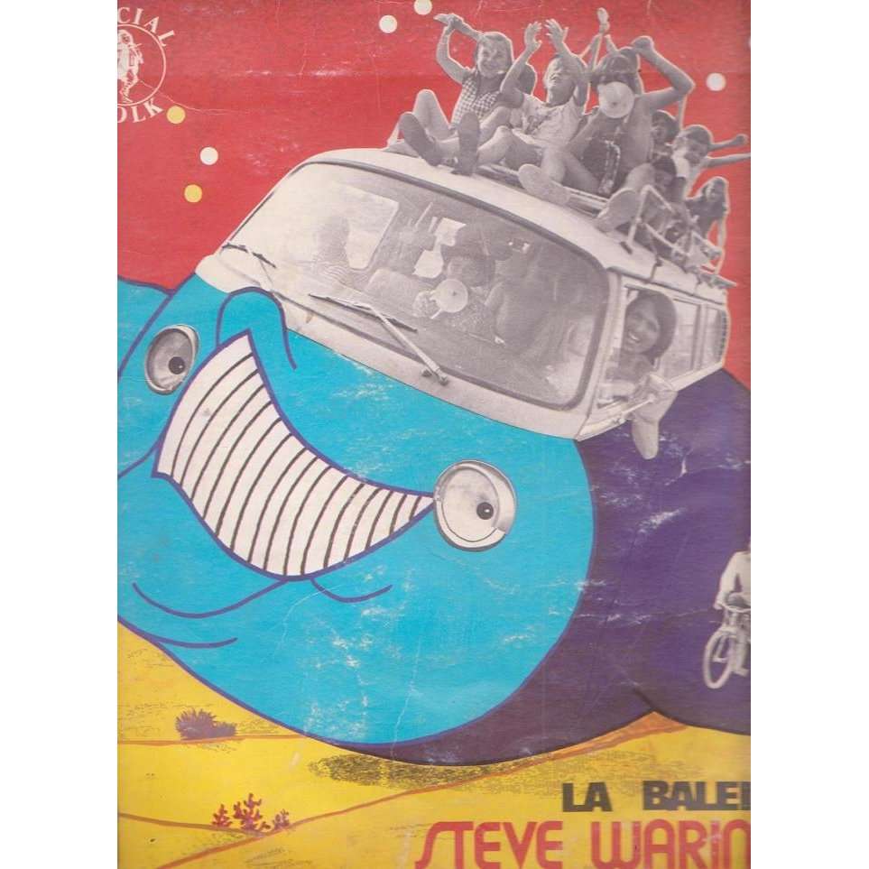 La baleine bleue ( pochette ouvrante ) de Steve Waring, 33T chez