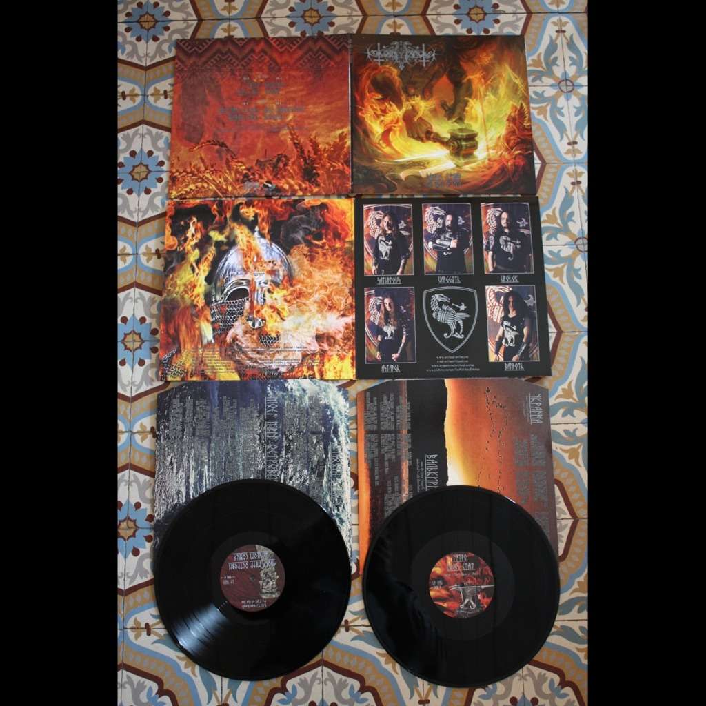 NOKTURNAL MORTUM the voice of steel. black vinyls, DOUBLE LP GATEFOLD ...