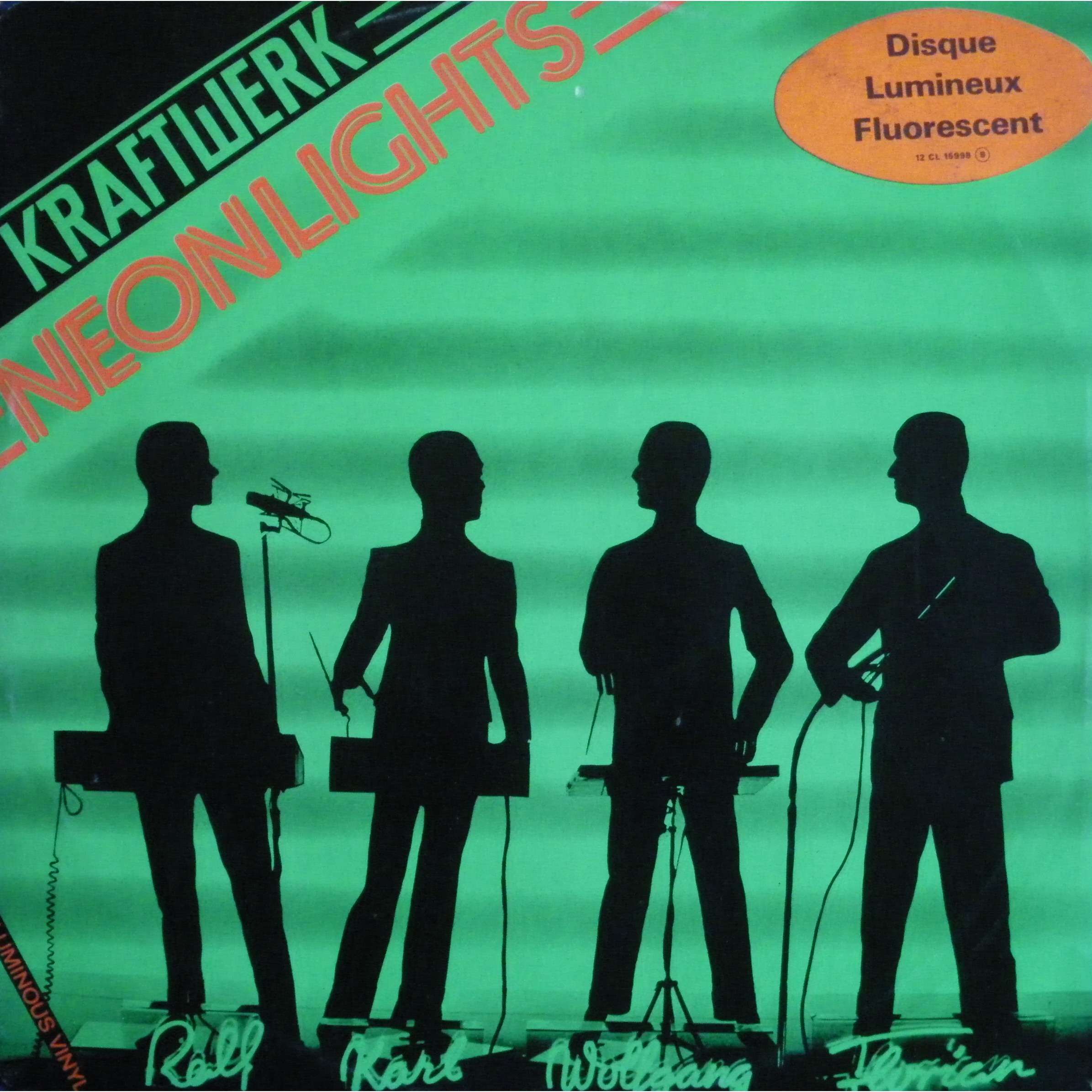 Neon lights disque lumineux fluorescent by Kraftwerk, 12inch with
