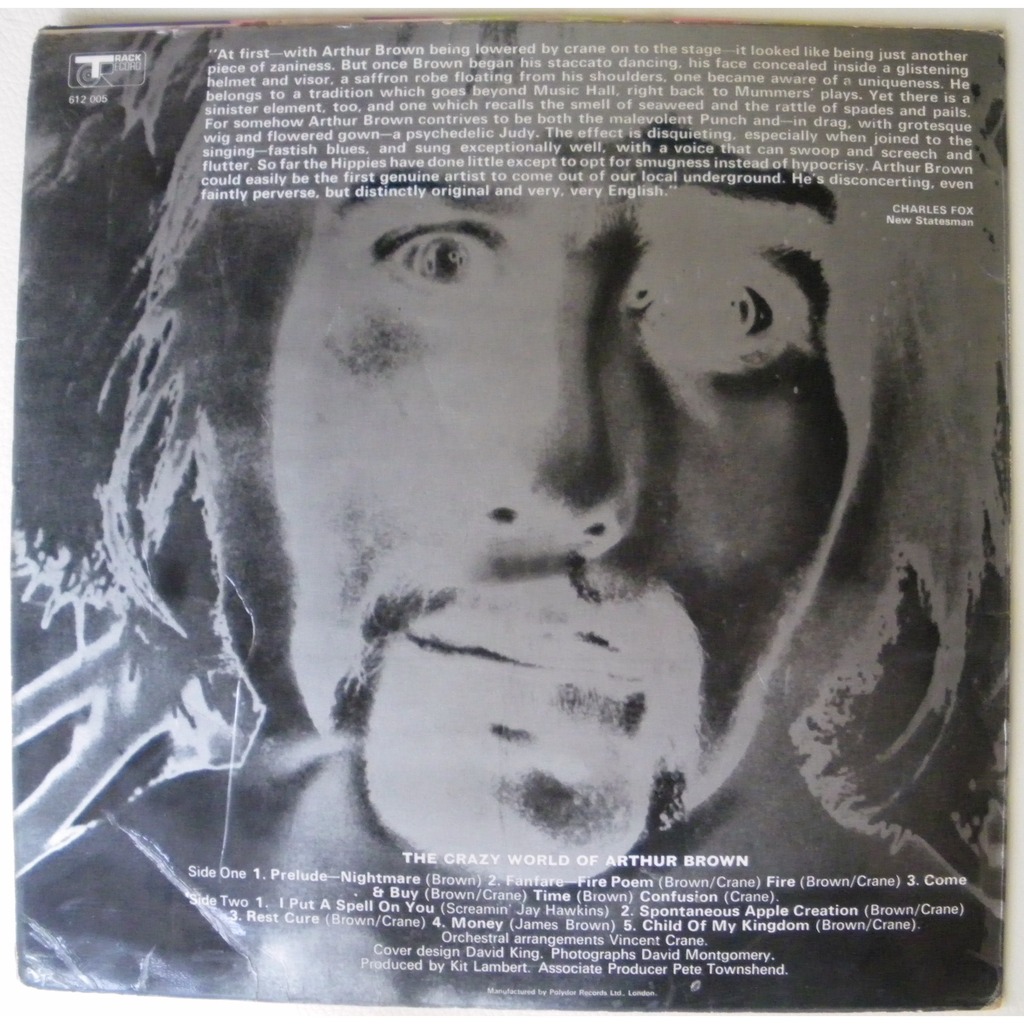 The crazy world of arthur brown by Crazy World Of Arthur Brown, The, LP