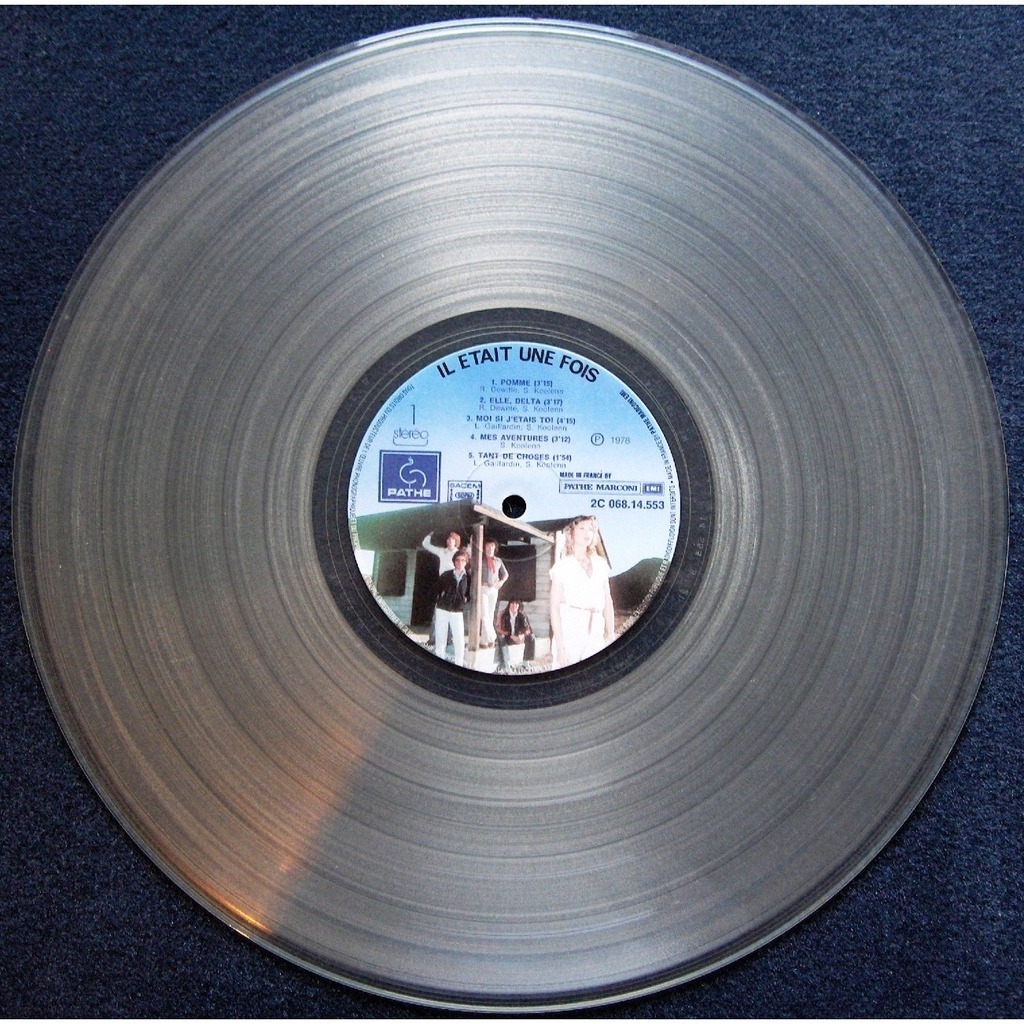 Pomme Disque Transparent By Il Etait Une Fois Lp With Patsillons Ref