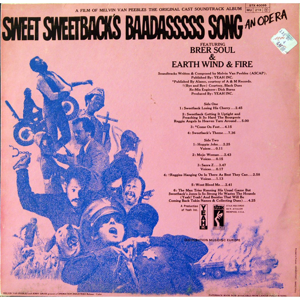 Sweet Sweetback S Baadasssss Song By Melvin Van Peebles Lp With Rarissime Ref