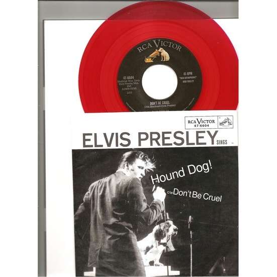  hound dog vinyl rouge 