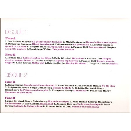  brigitte bardot france gall  -  les interpretes de serge gainsbourg 