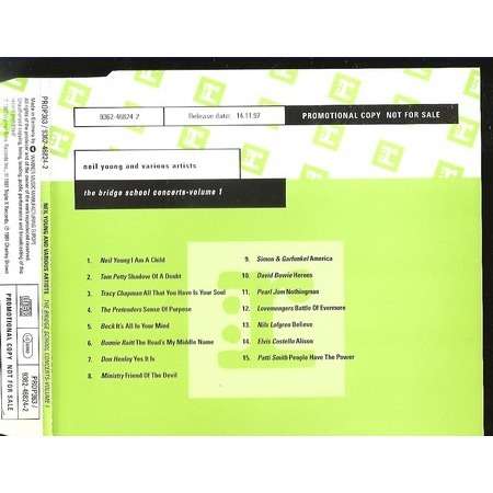  the bridge school concerts volume 1 promo 