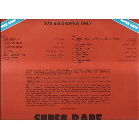  bill caroll g. jones mel price  -  the best of dixie 