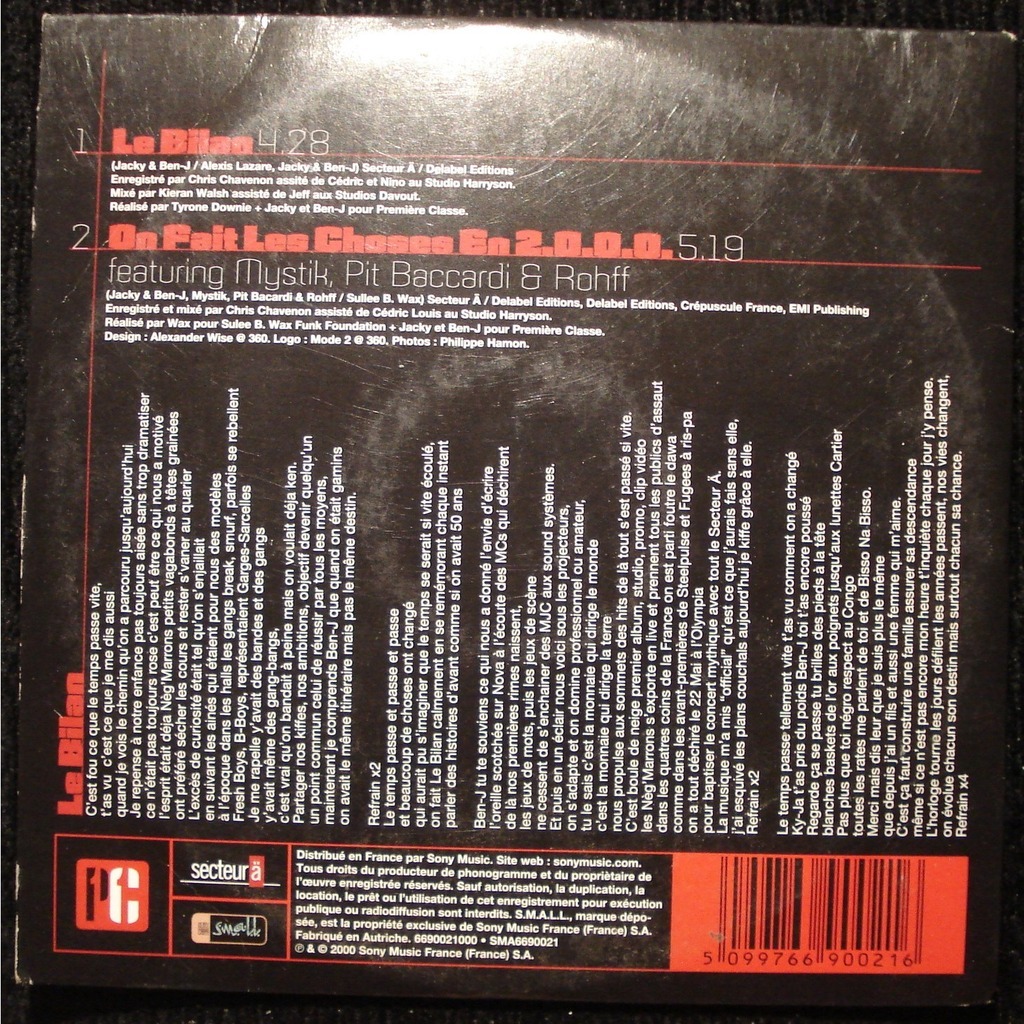 album le bilan neg marron