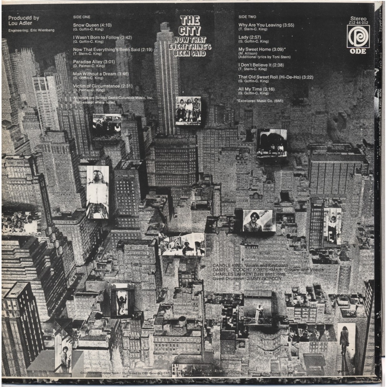 Now that everything's been said (carol king) by The City, LP with ...