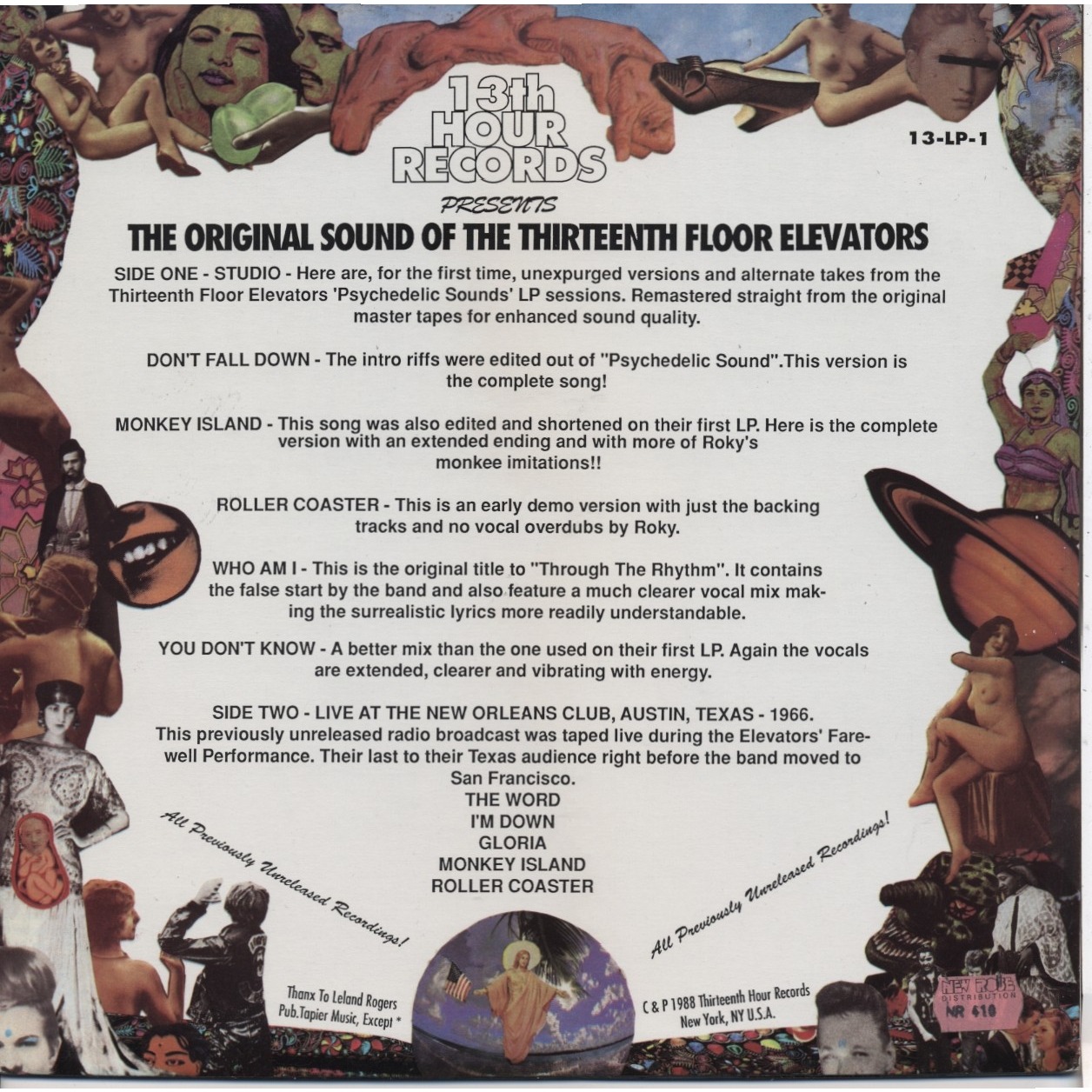 The Original Sound Of The Thirteenth Floor Elevators By 13th Floor