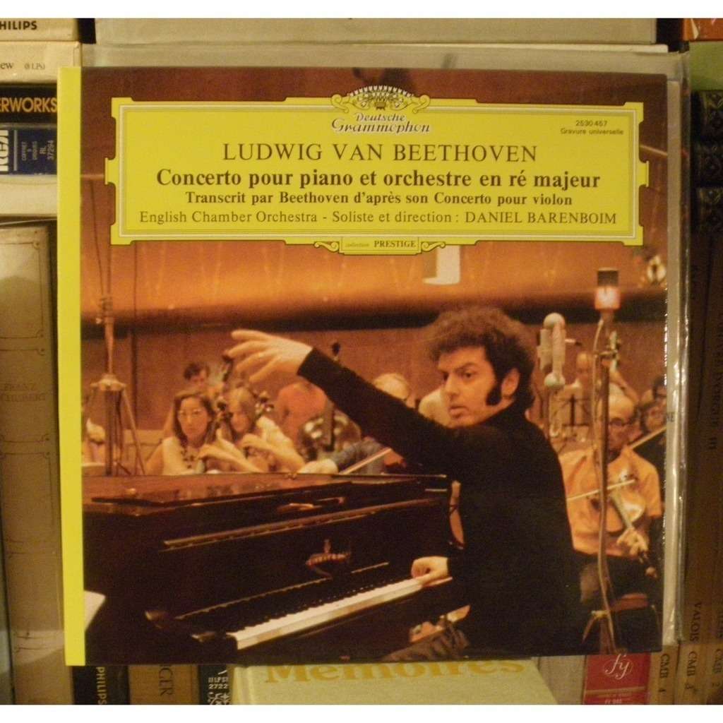 Beethoven - concerto piano en ré majeur / in d major op 61a - barenboim ...
