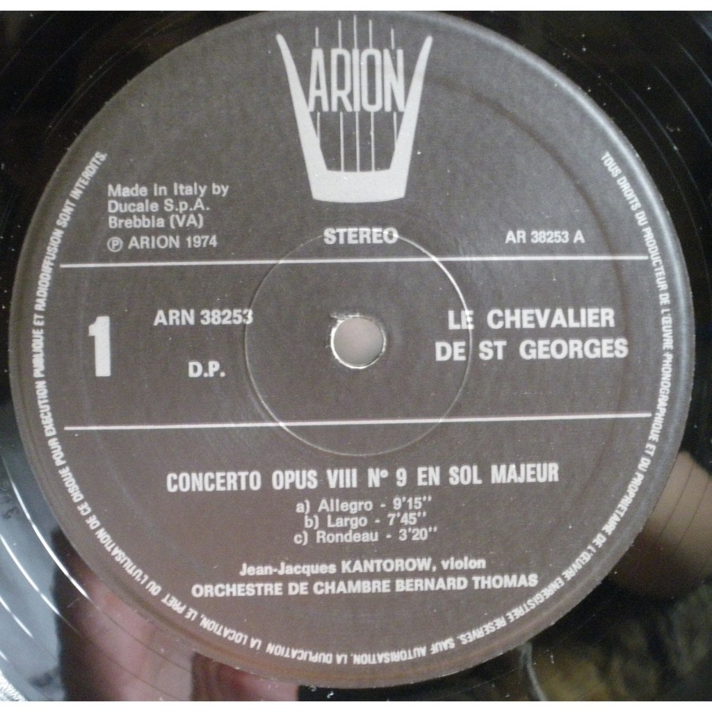 Chevalier de concerti op 8/9 & op 5/2 jj kantorow